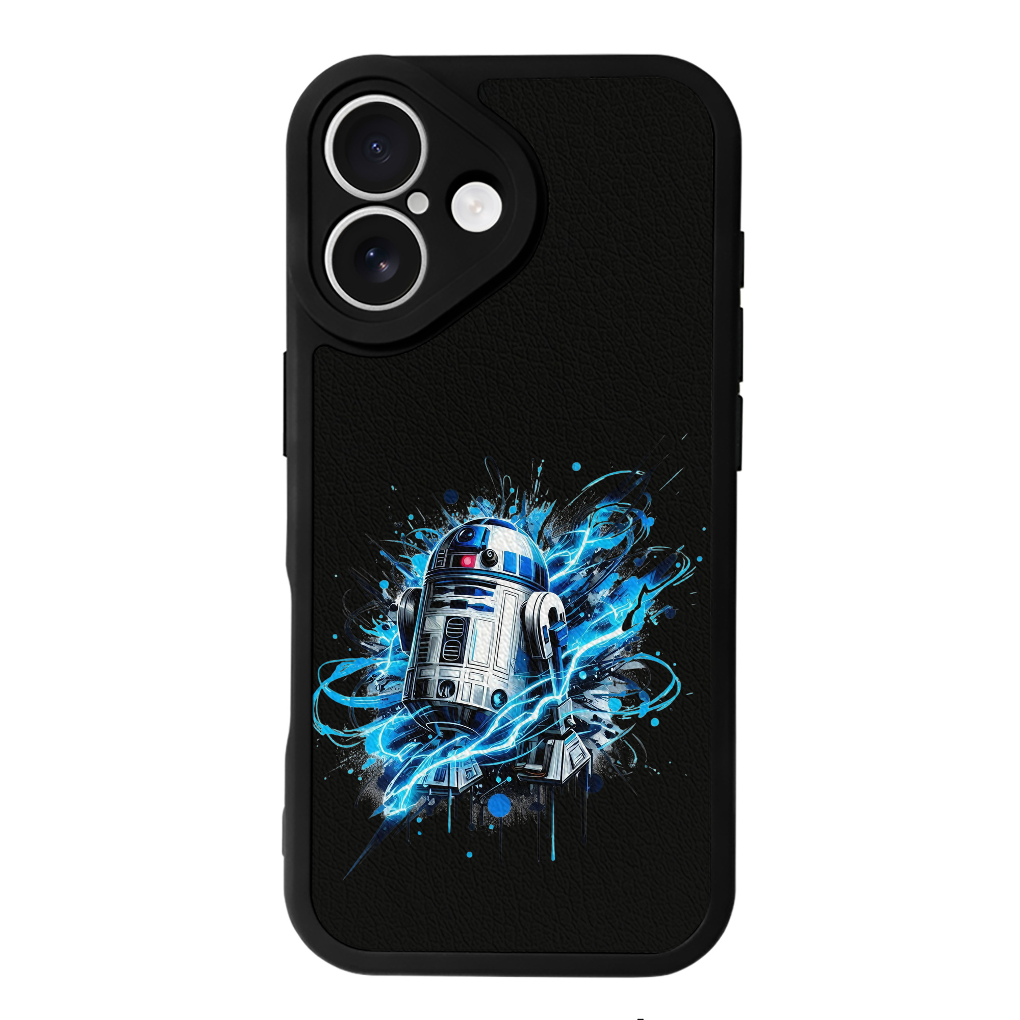 （画像用） スター・ウォーズ Star Wars 【iPhone 16シリーズ対応】シリコンスマホケース（レザー調） 材質：シリコン